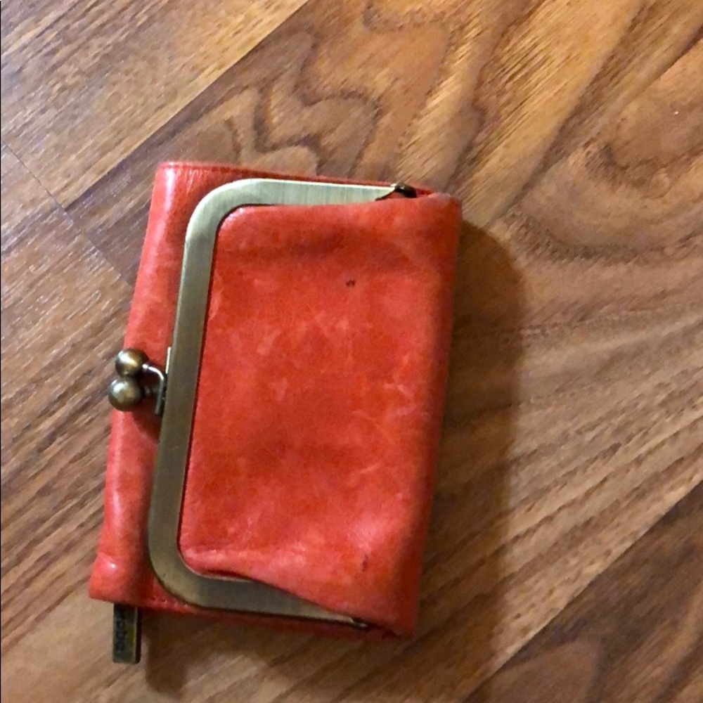Hobo Tri gold wallet